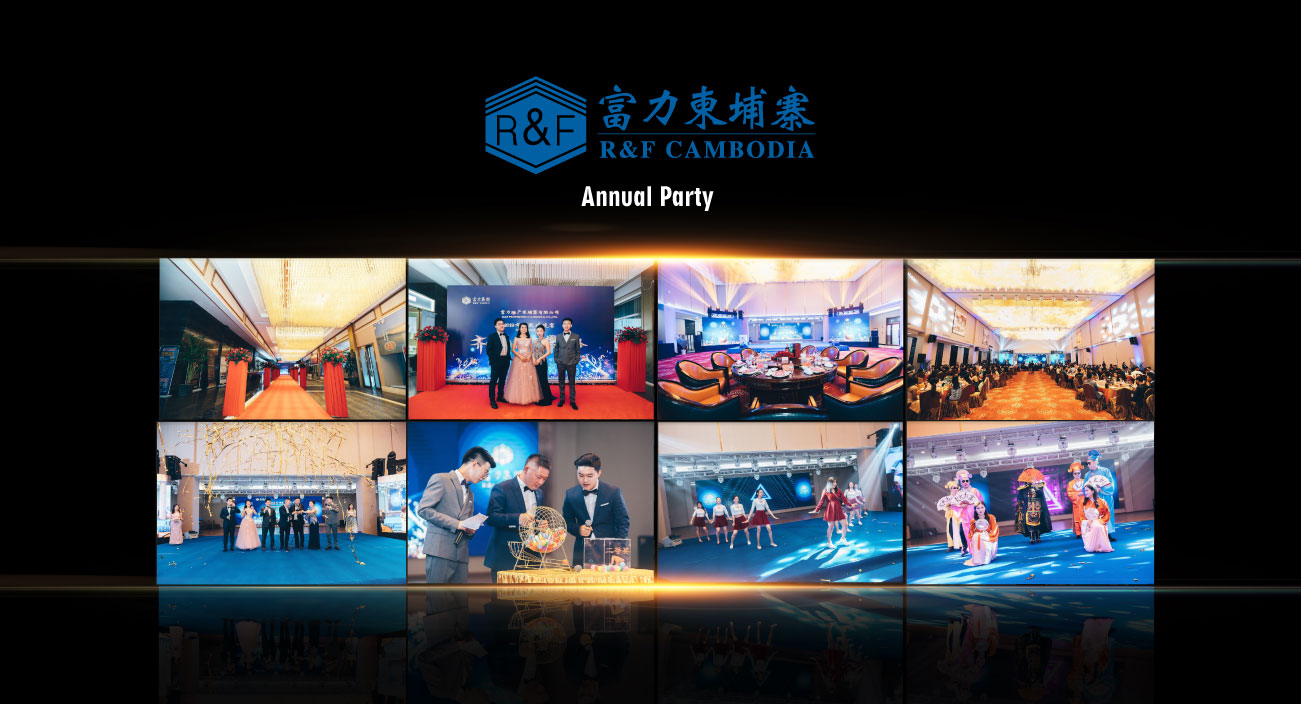 R & F Cambodia event - organized by with Unique Communcation Cambodia